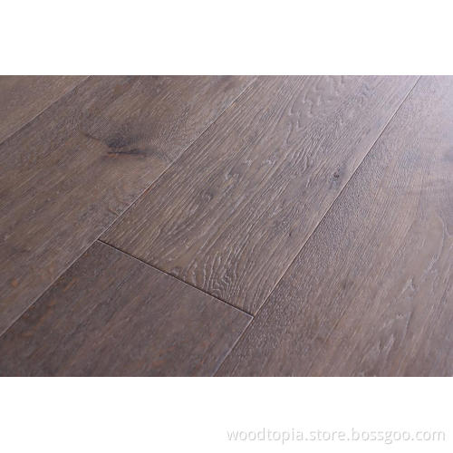 4mm Brush Cut Oak Floor Engineer Wooden Floor